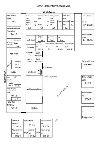 CItrus Campus Map